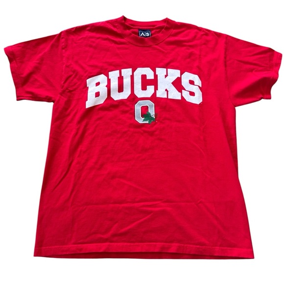 Ohio state Buckeye Vintage Short Sleeve T Shirt Men Size Large - Picture 1 of 4